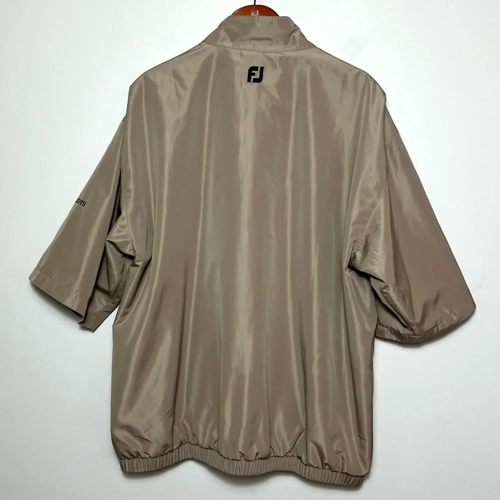 DryJoys By FootJoy Short Sleeve 1/4 Zip Golf Pullover Jacket XL